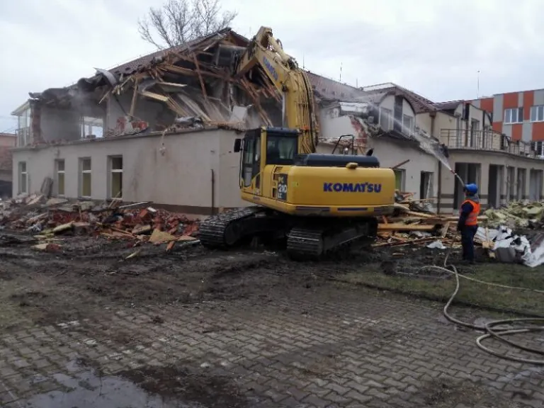 Búracie práce – priebeh demolácie